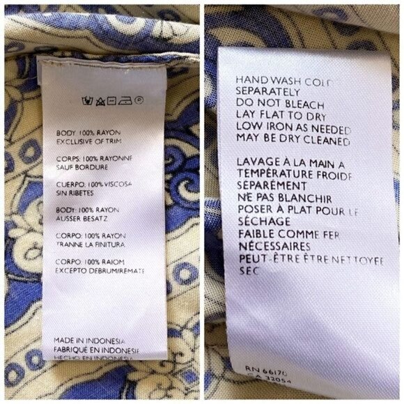 Cleobella Almudena Printed Wrap Dress Azure, Size XS - Picture 12 of 14